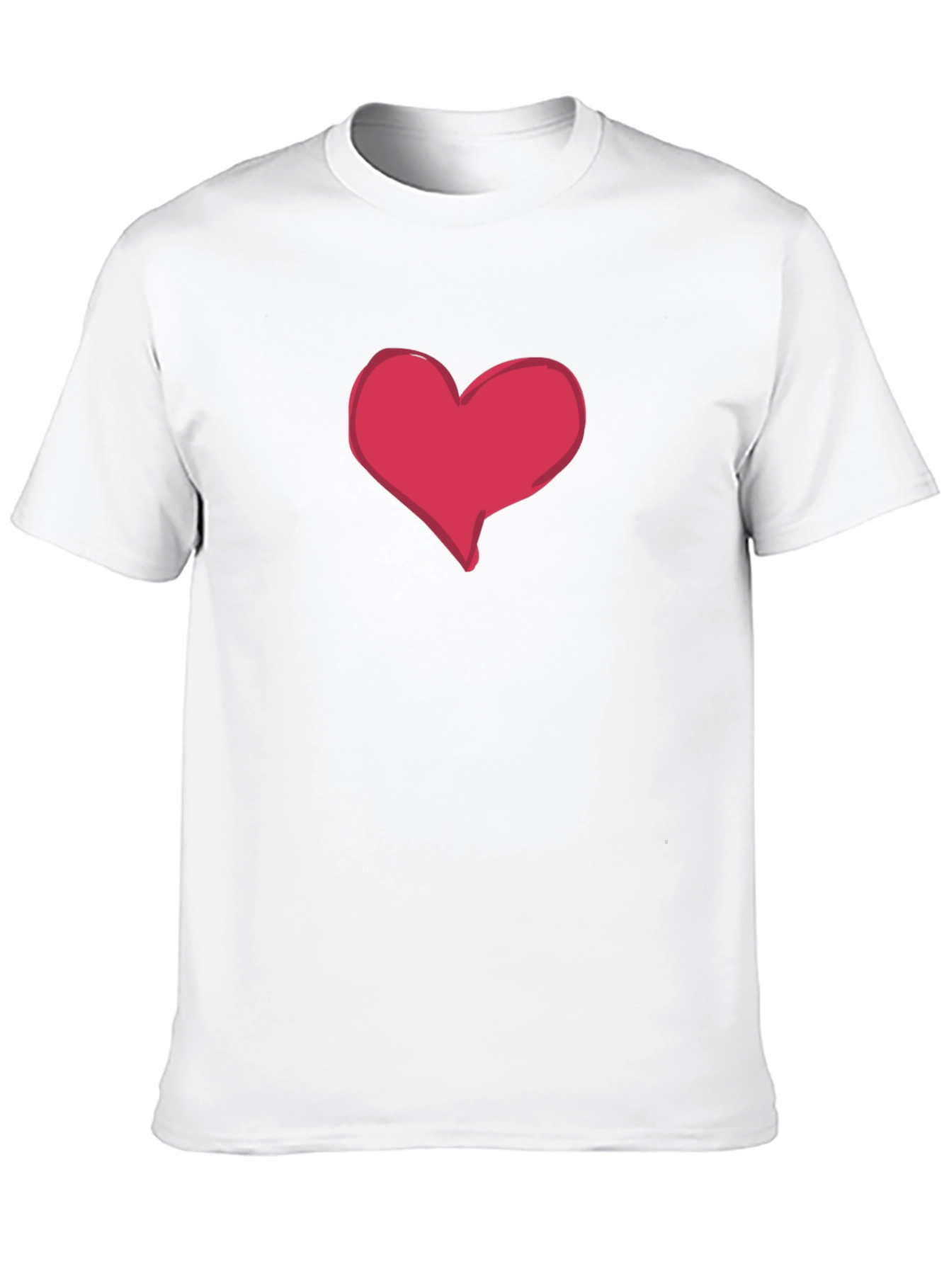 Heart Graphic Black T-Shirt