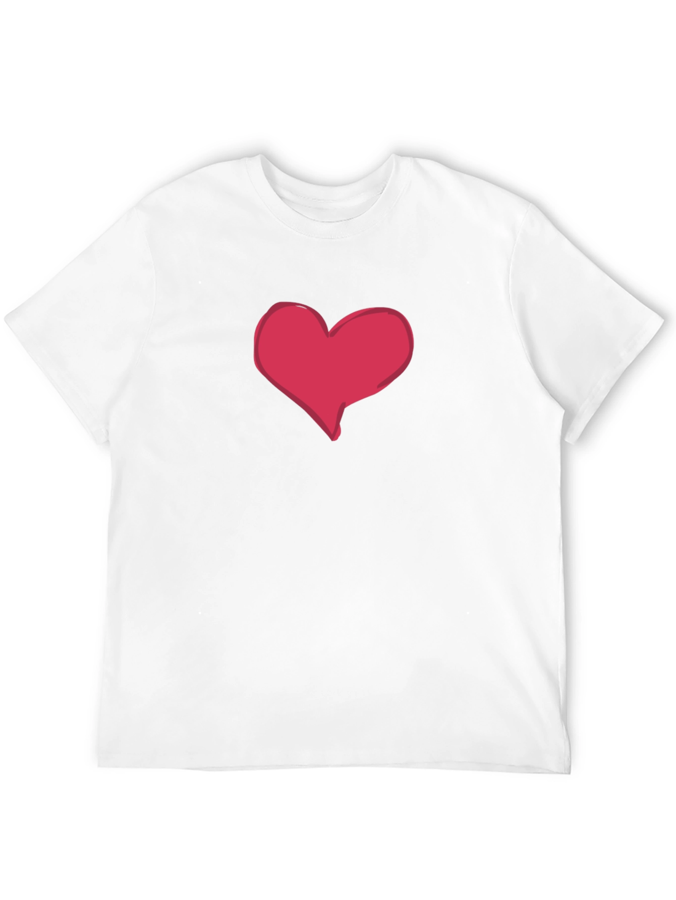 Heart Graphic Black T-Shirt