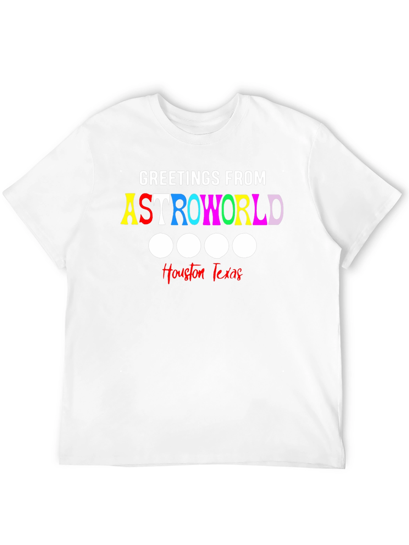 Astroworld Houston Texas Black Graphic Tee