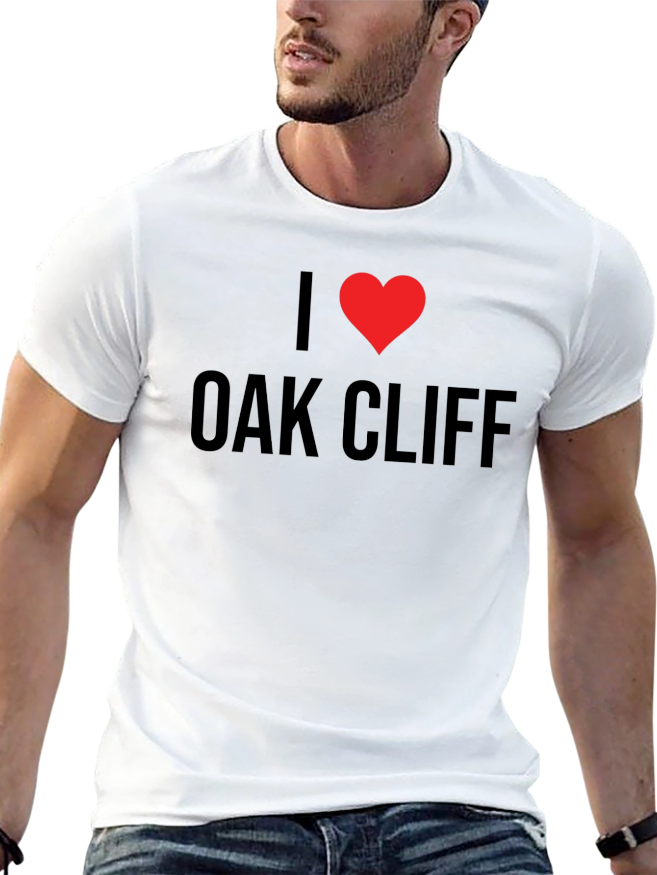 I Love Oak Cliff Black T-Shirt