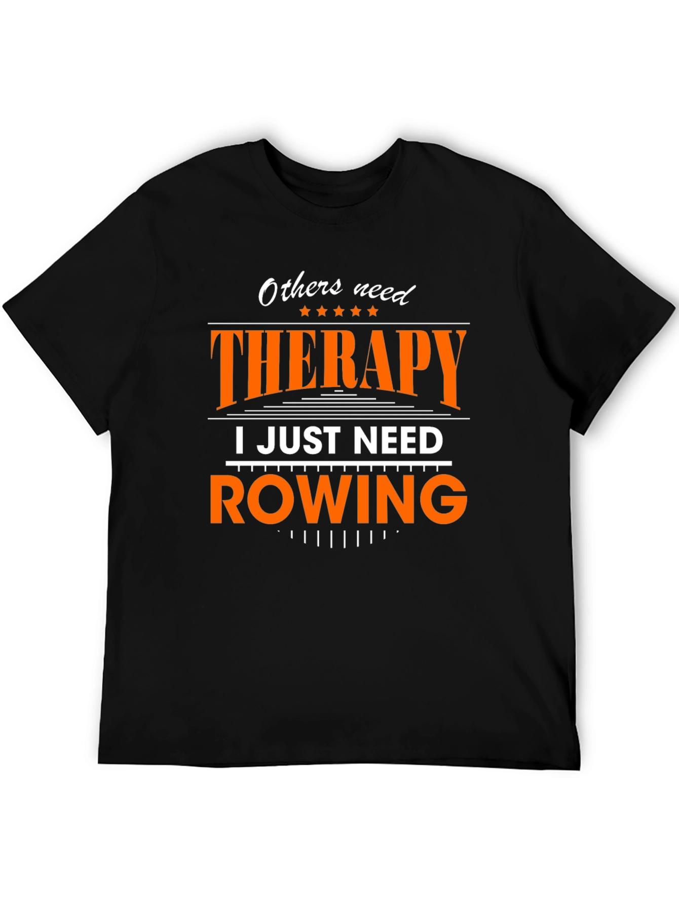 Rowing Therapy T-Shirt - Black