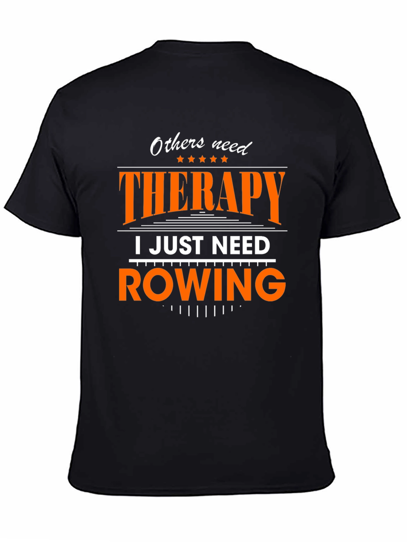 Rowing Therapy T-Shirt - Black