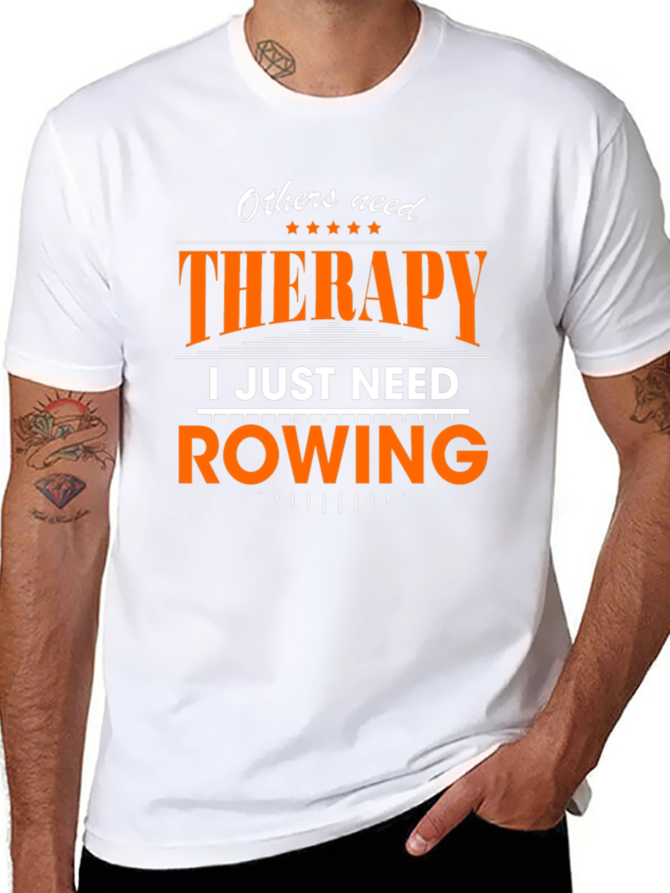 Rowing Therapy T-Shirt - Black