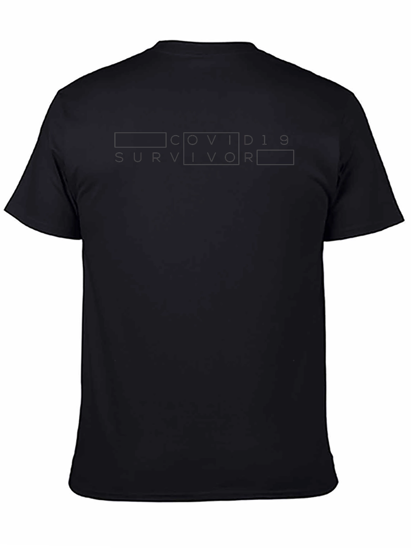 Mens Black Crew Neck T-Shirt - Casual Comfort