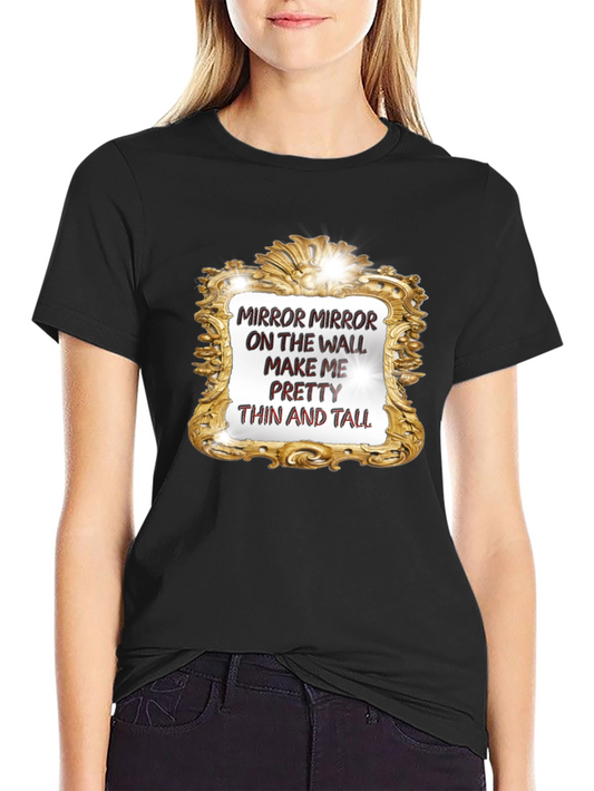 Mirror Mirror Graphic Tee - Funny Unique Design