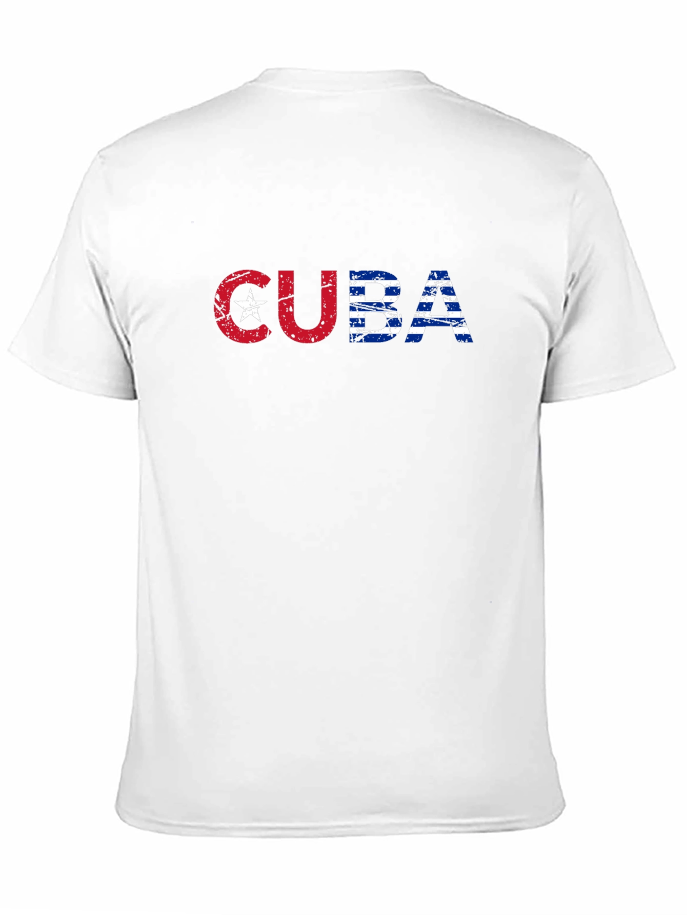 Cuba Flag T-Shirt - Distressed Graphic Tee
