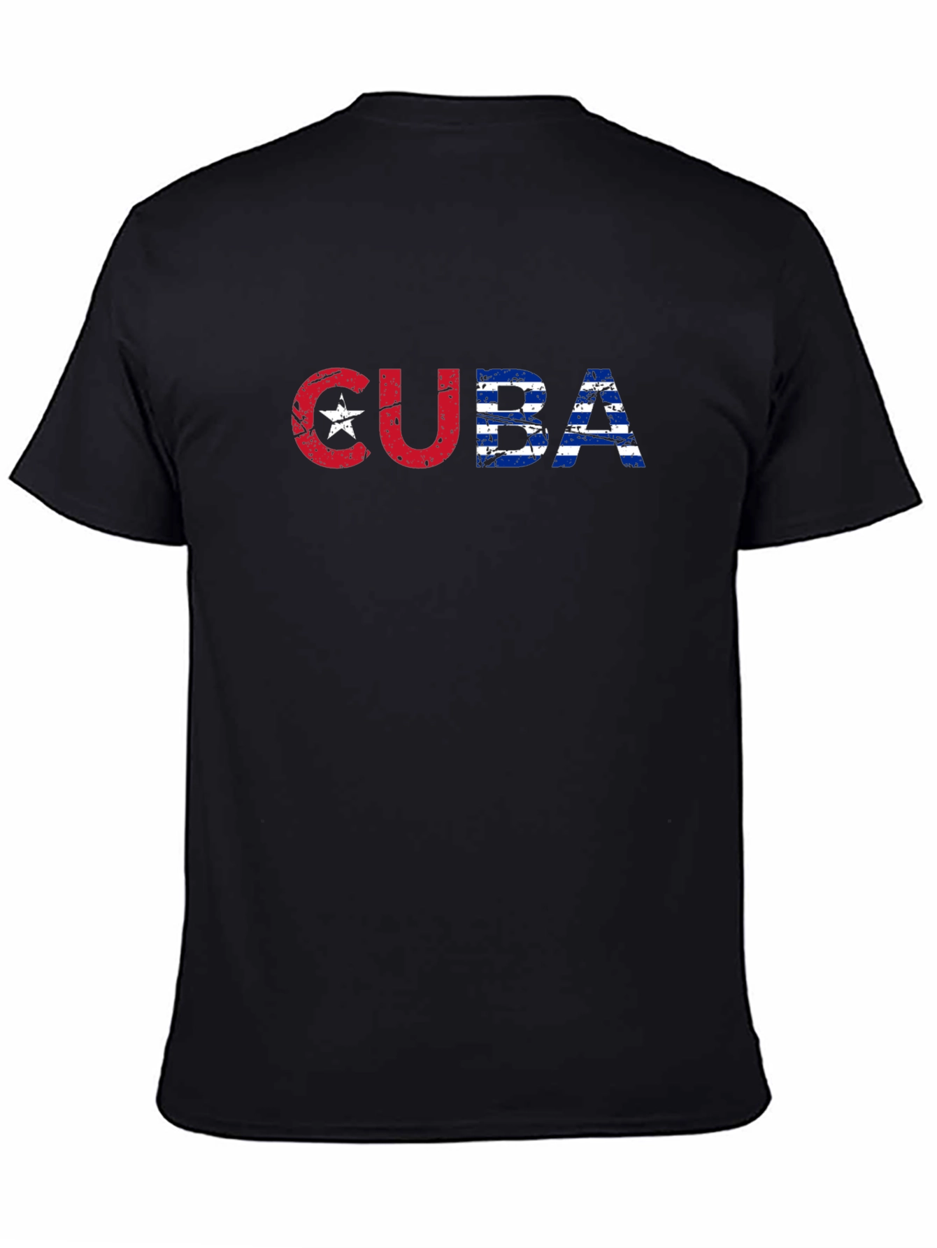 Cuba Flag T-Shirt - Distressed Graphic Tee