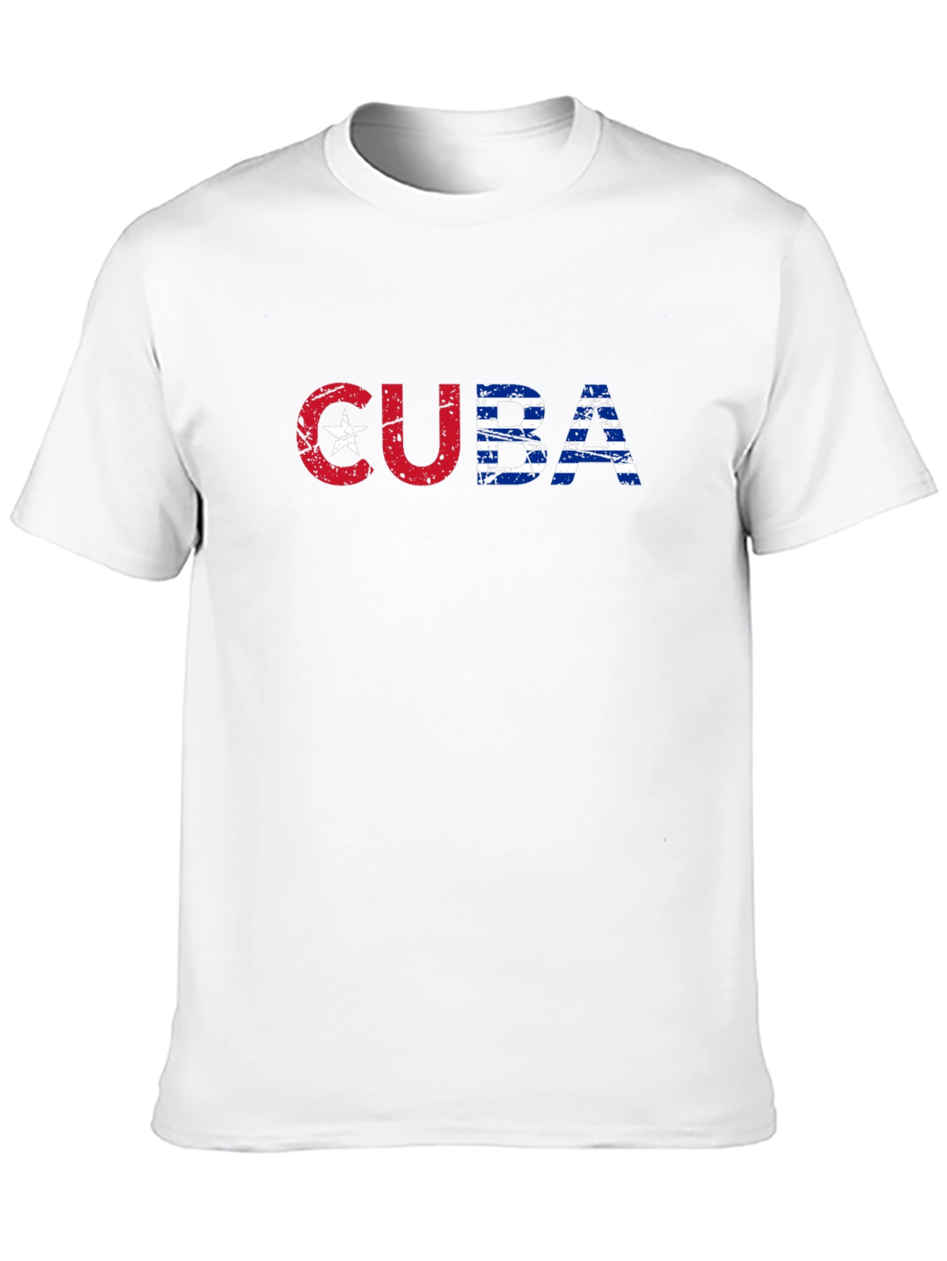 Cuba Flag T-Shirt - Distressed Graphic Tee
