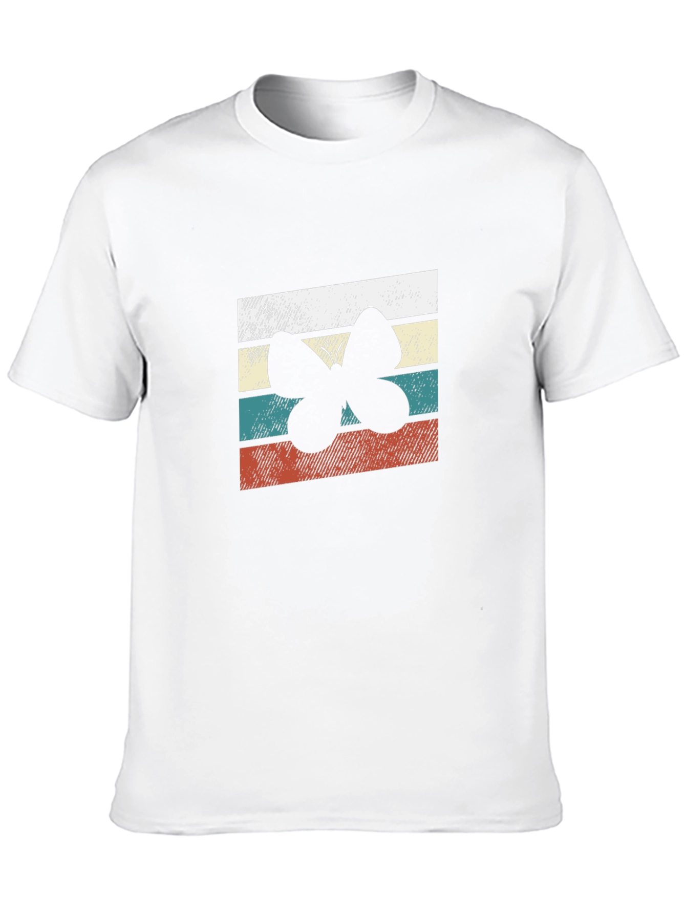 Retro Butterfly Graphic Tee - Classic Black