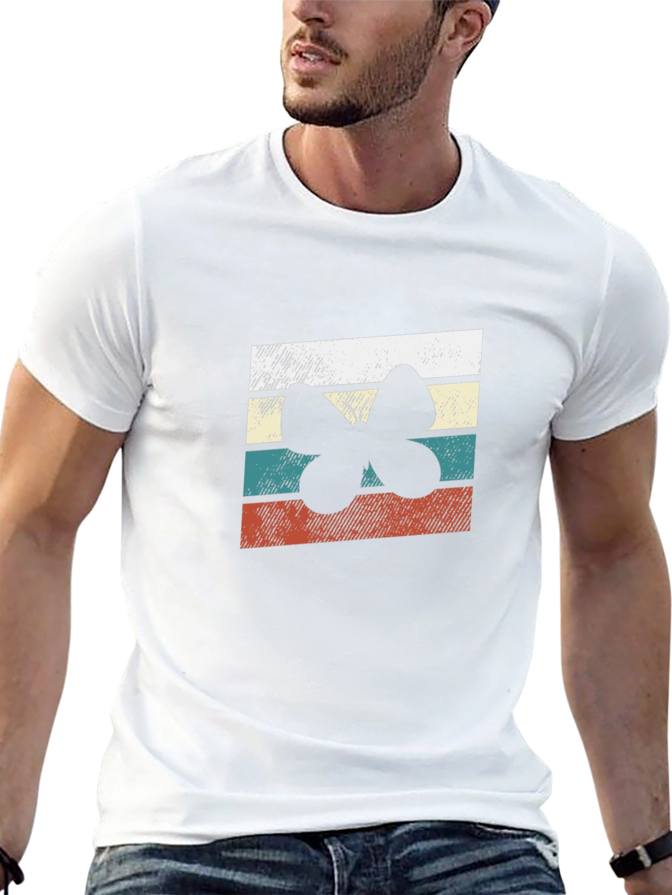 Retro Butterfly Graphic Tee - Classic Black