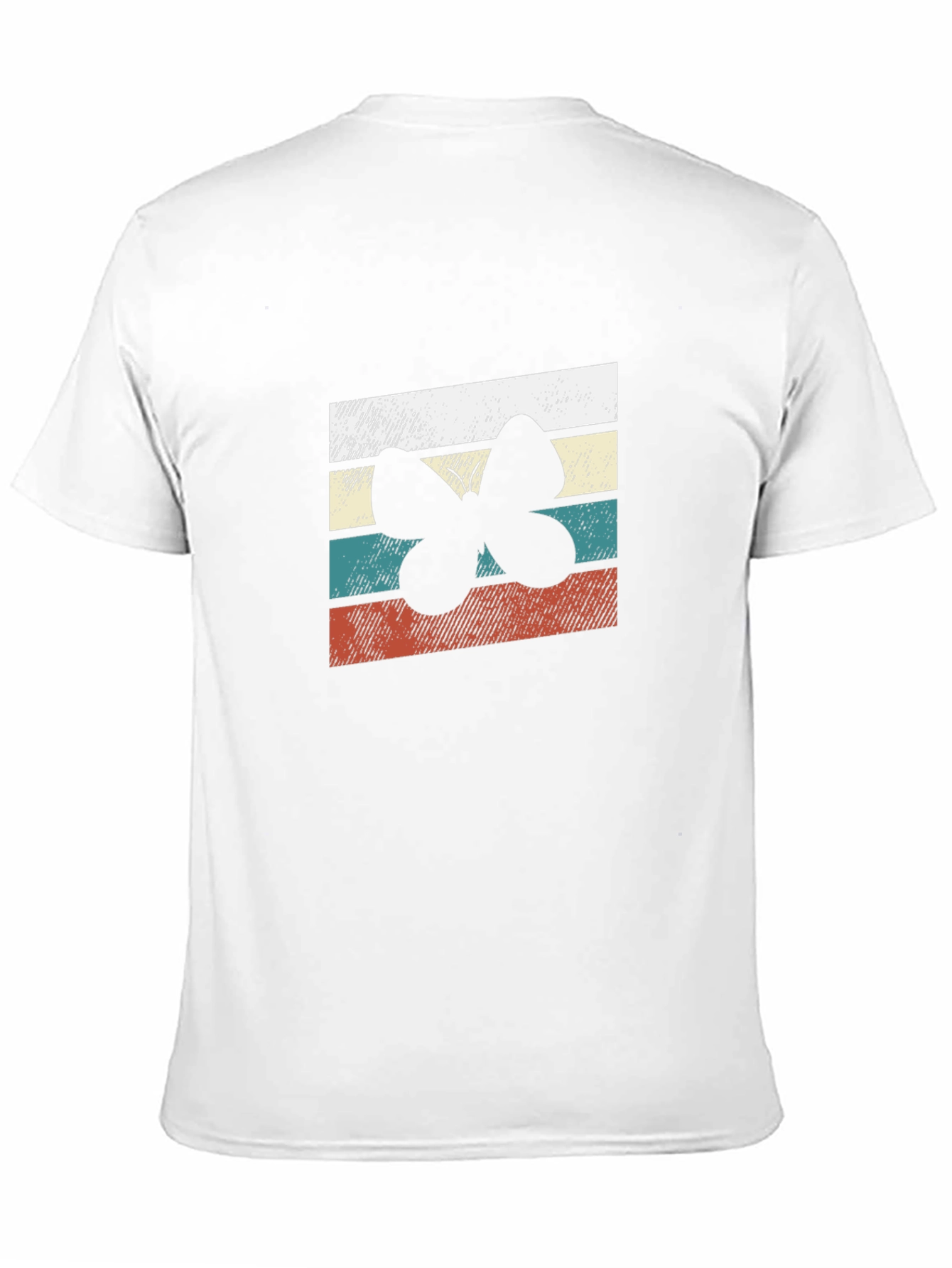 Retro Butterfly Graphic Tee - Classic Black