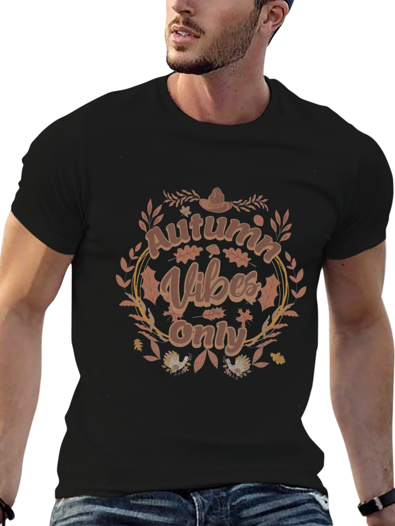 Autumn Vibes Only T-Shirt Fall Season Apparel