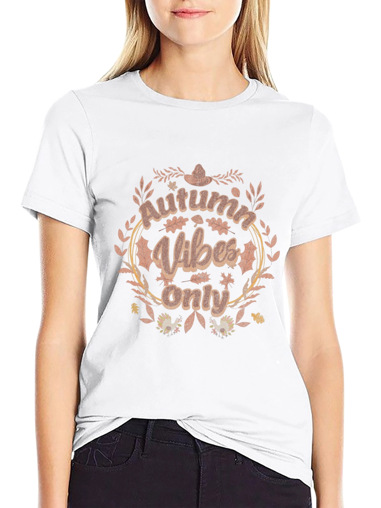 Autumn Vibes Only T-Shirt Fall Season Apparel