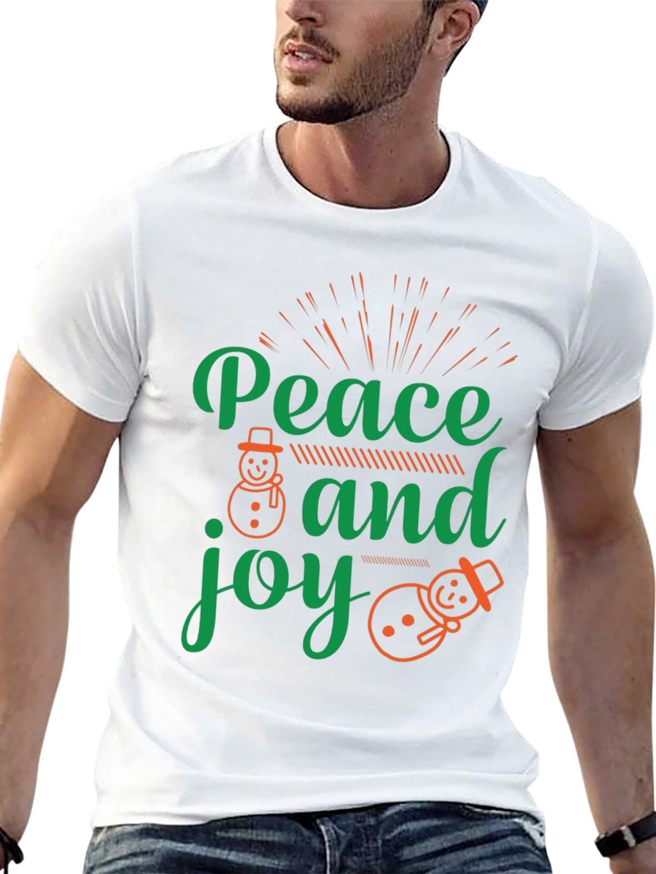 Peace and Joy Christmas T-Shirt