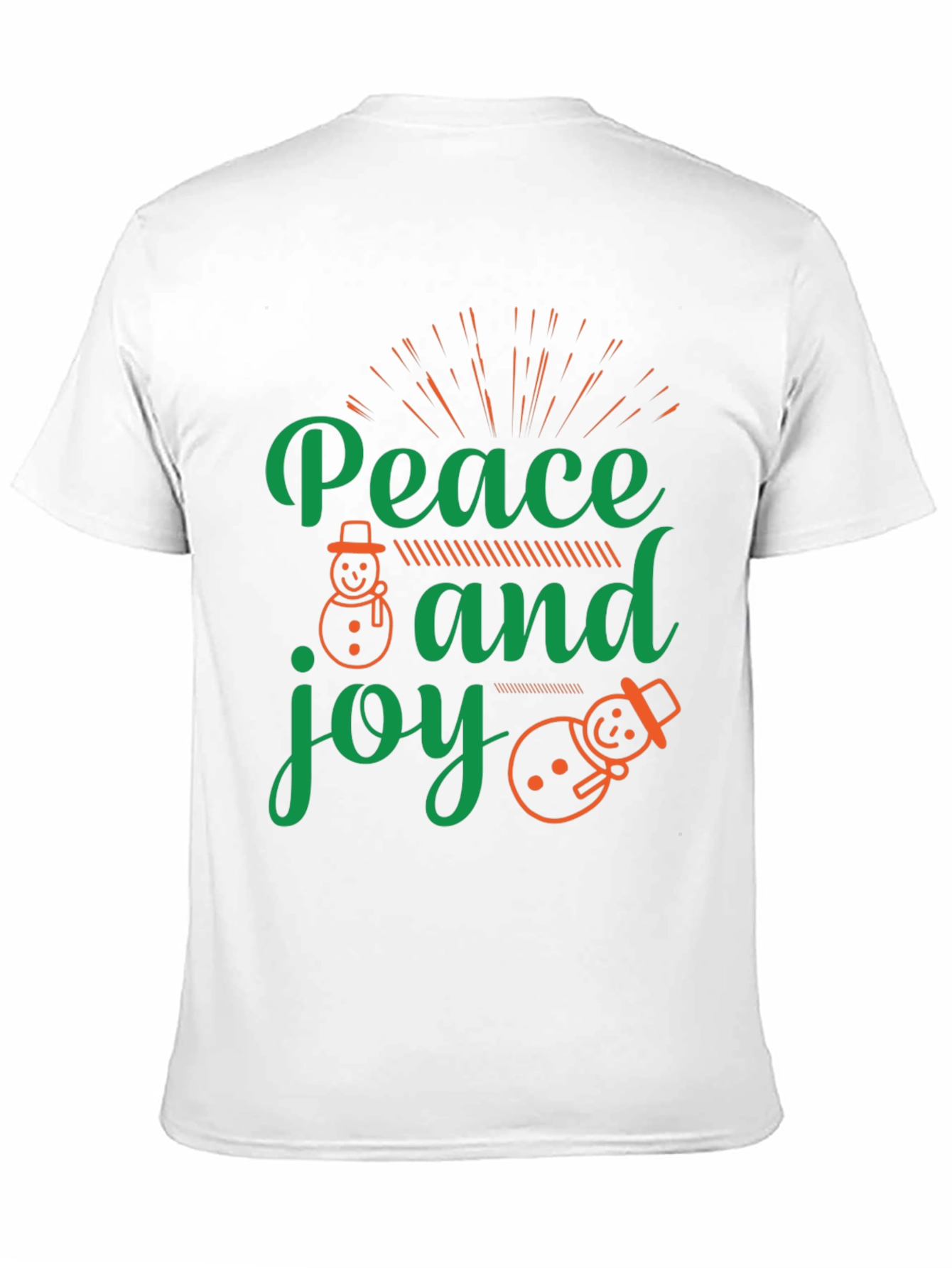 Peace and Joy Christmas T-Shirt