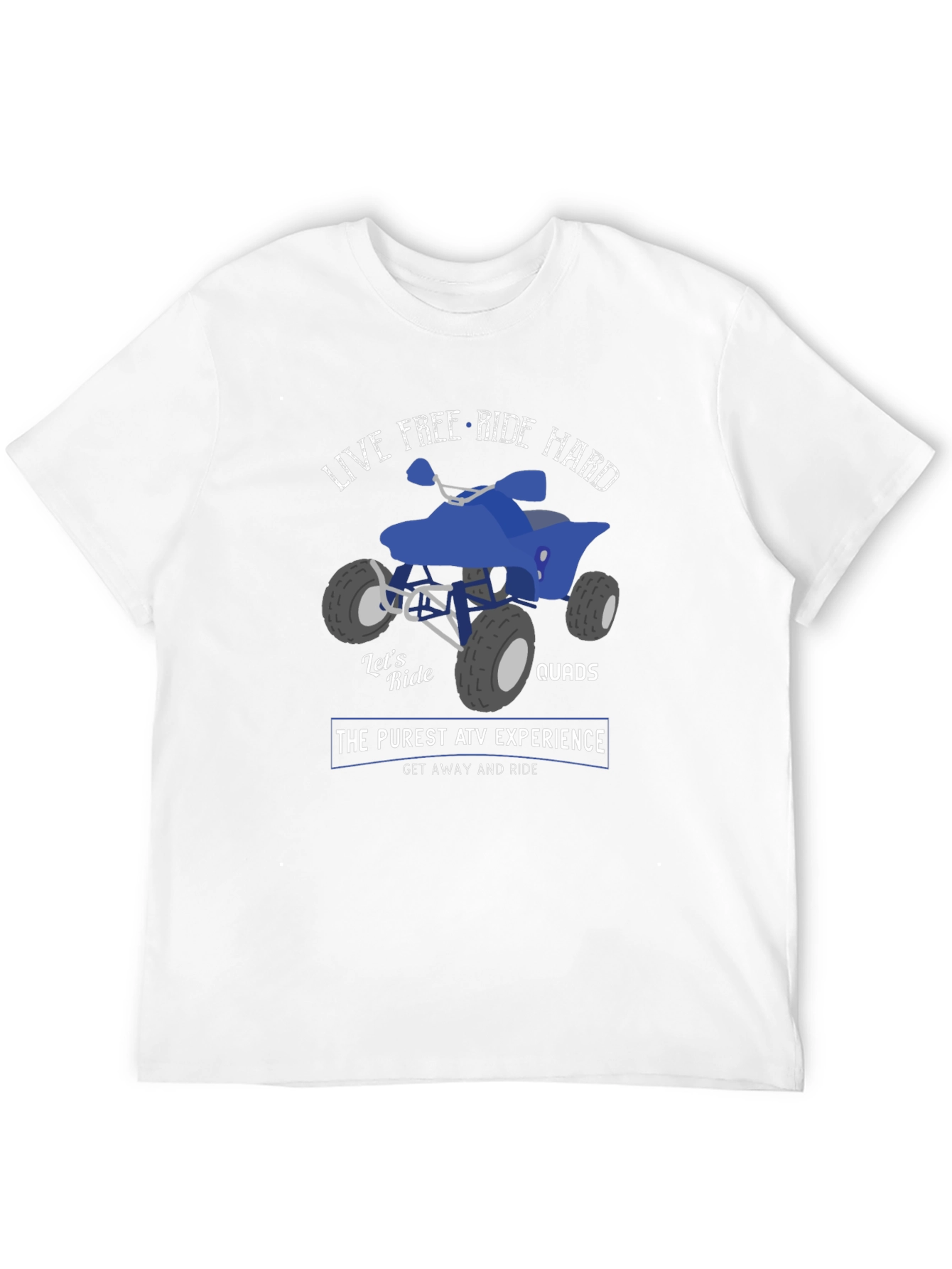Live Free Ride Hard ATV T-Shirt