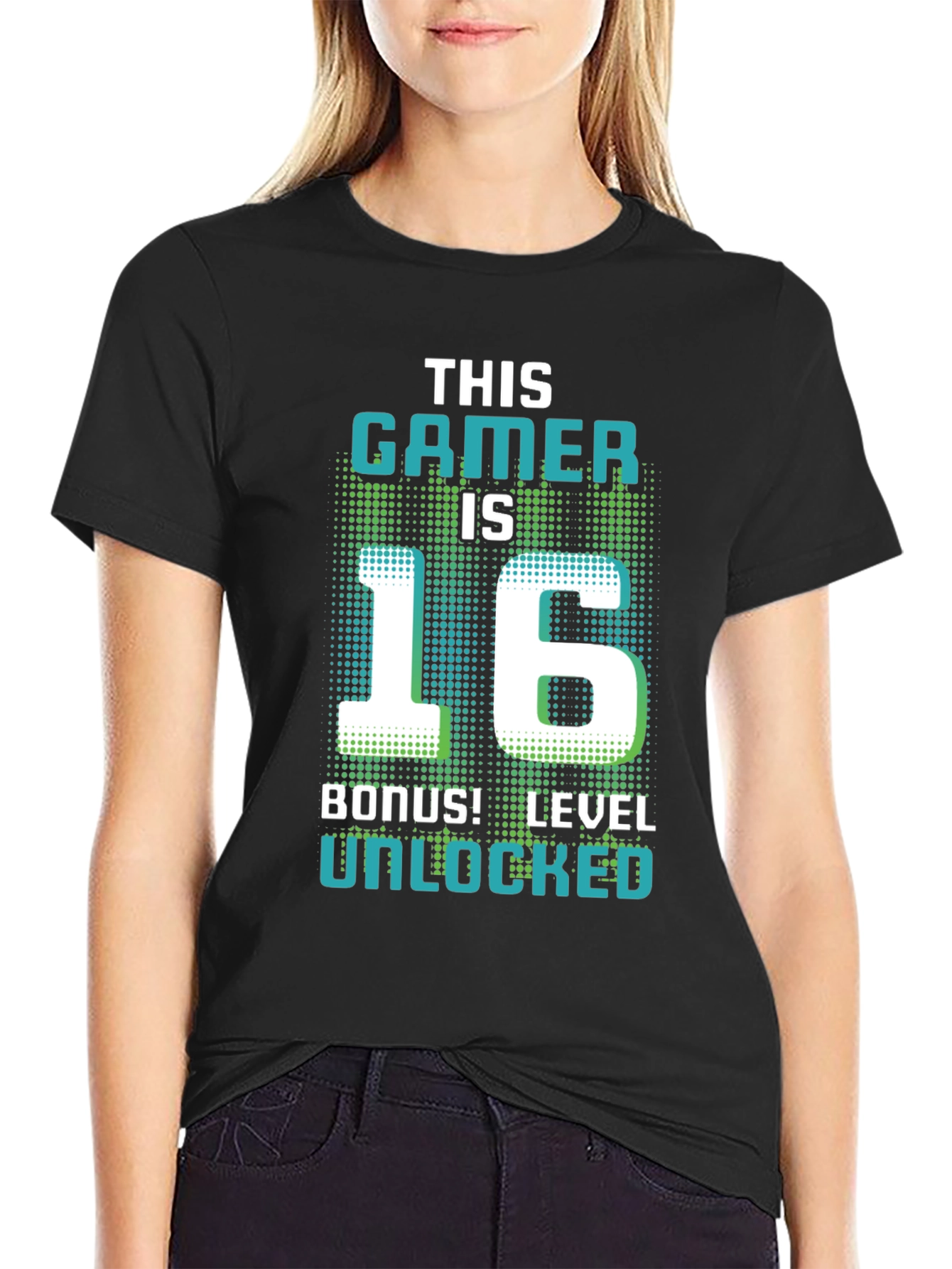 Gamer Level 16 Unlocked Birthday T-Shirt
