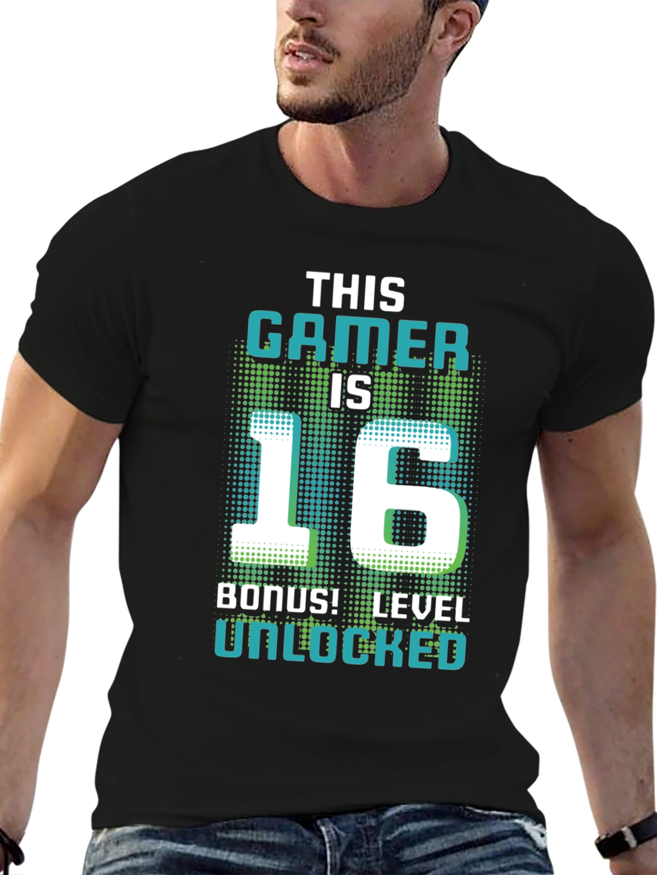 Gamer Level 16 Unlocked Birthday T-Shirt