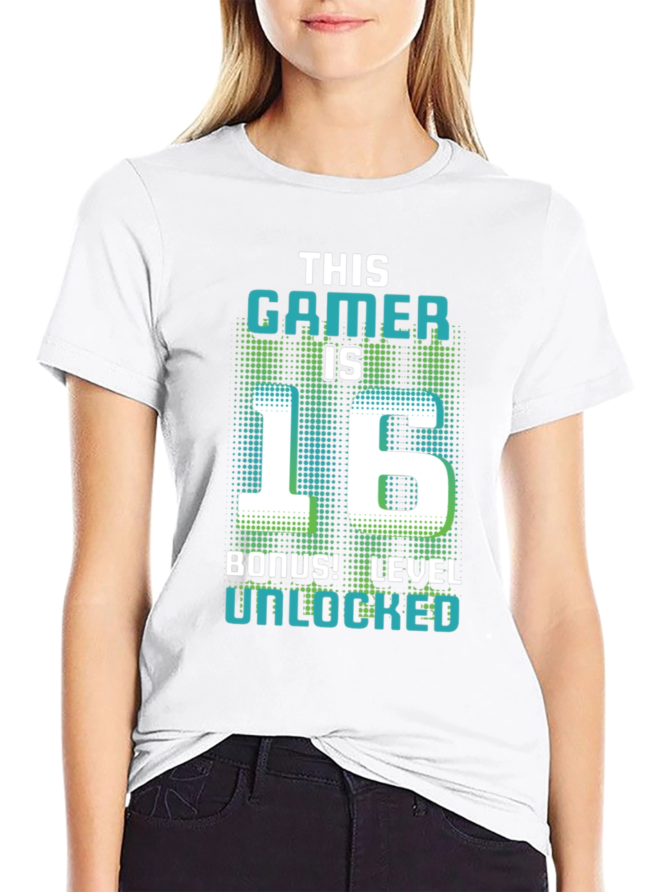 Gamer Level 16 Unlocked Birthday T-Shirt