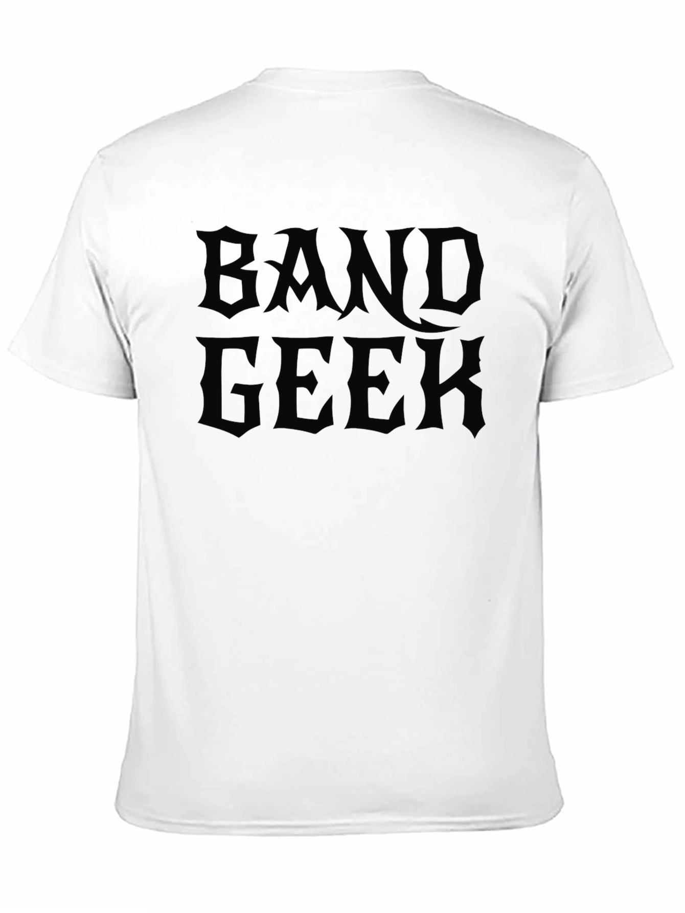 Band Geek Black Cotton T-Shirt