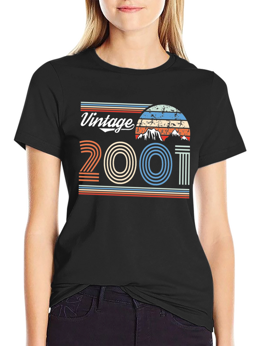 Vintage 2001 Retro Graphic T-Shirt