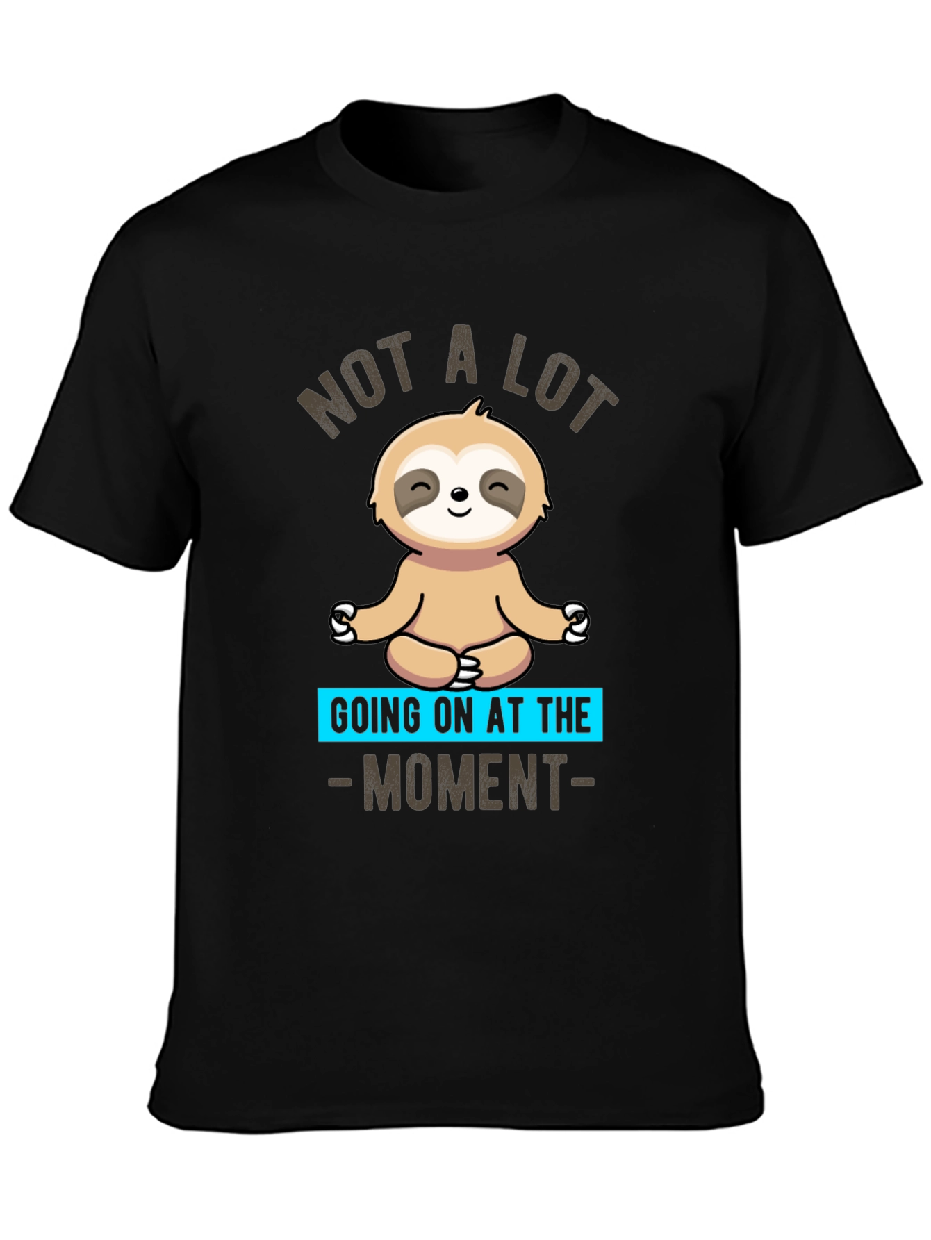 Relaxed Sloth Graphic T-Shirt - Comfy and Casual