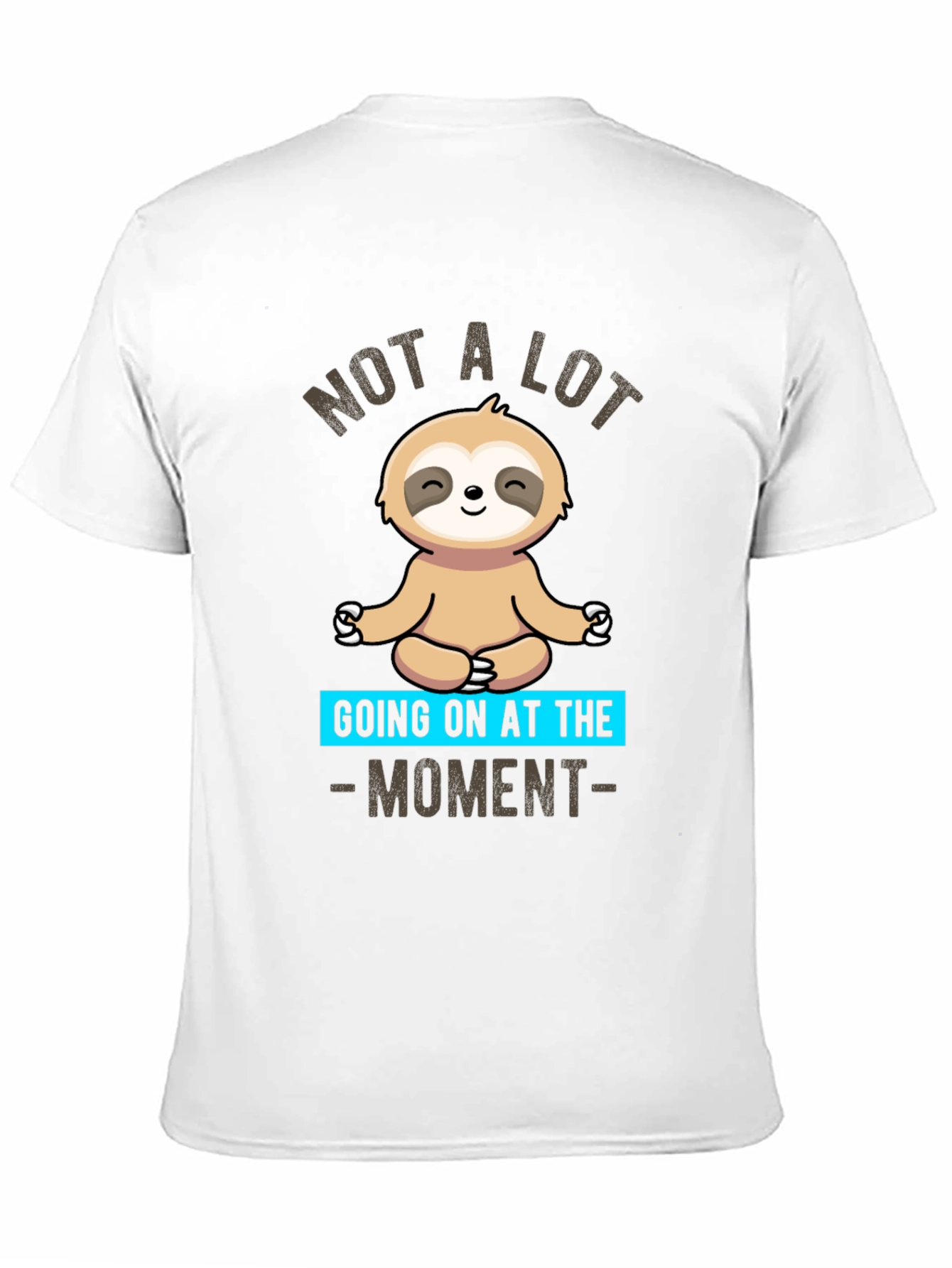Relaxed Sloth Graphic T-Shirt - Comfy and Casual