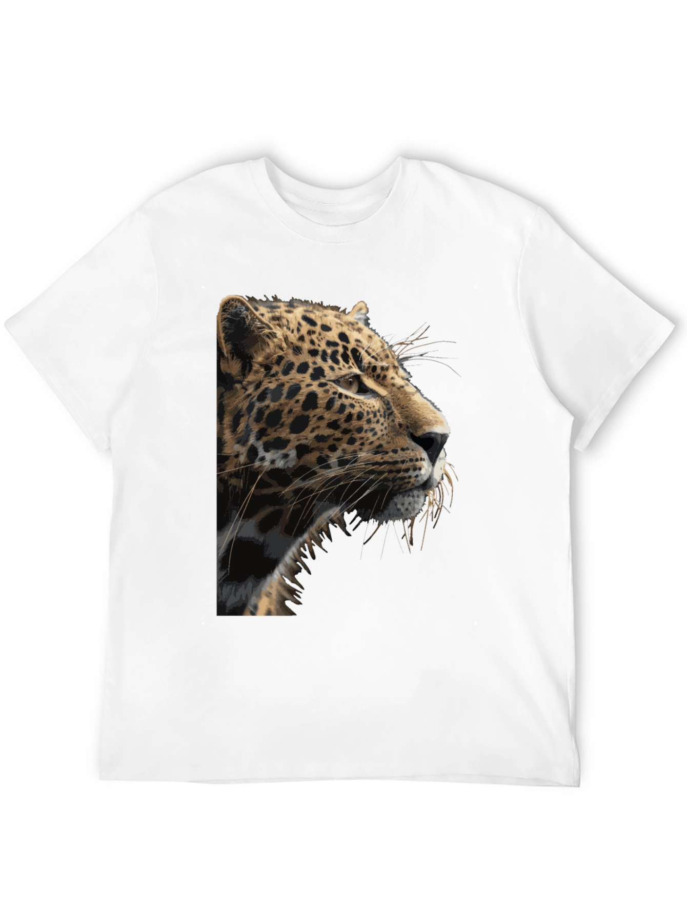 Jaguar Print Black T-Shirt - Mens Graphic Tee