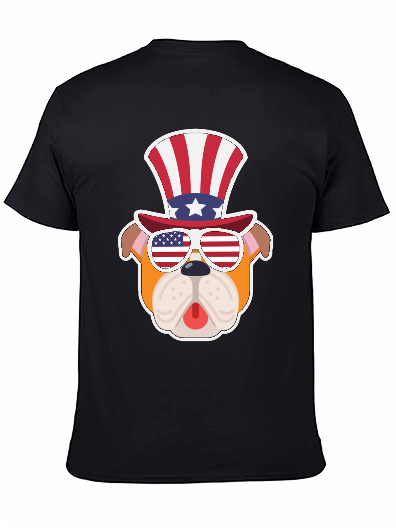 Patriotic Bulldog T-Shirt