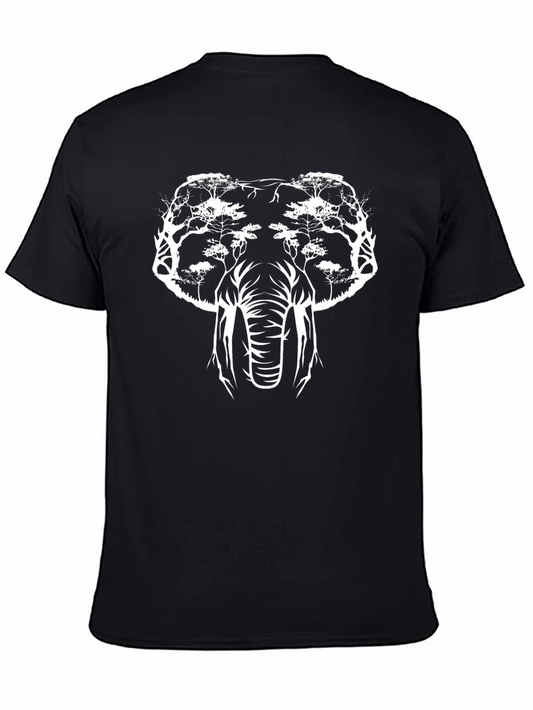 Elephant Tree T-Shirt - Nature Inspired Graphic Tee