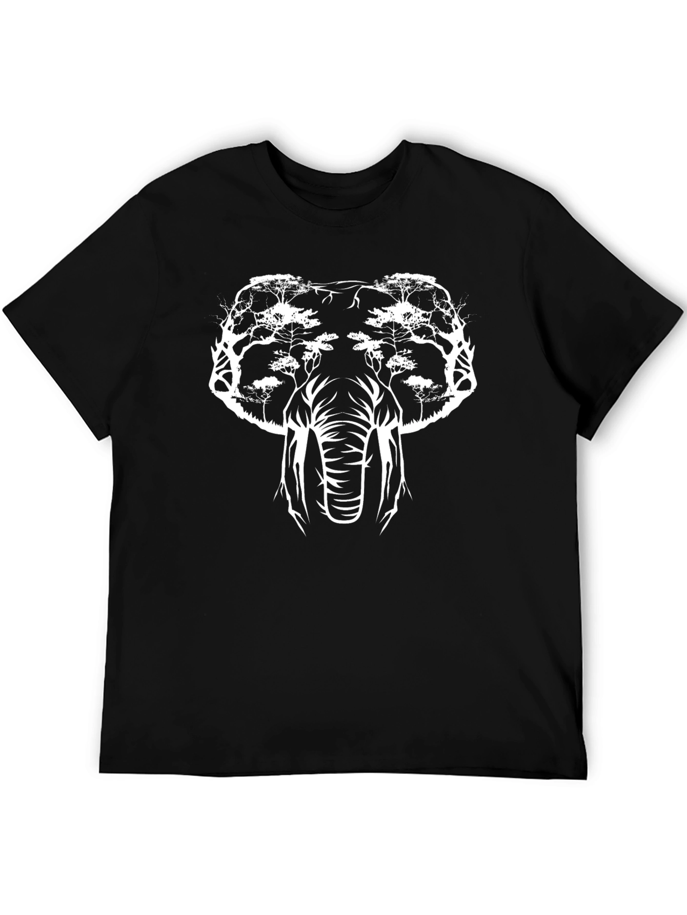 Elephant Tree T-Shirt - Nature Inspired Graphic Tee