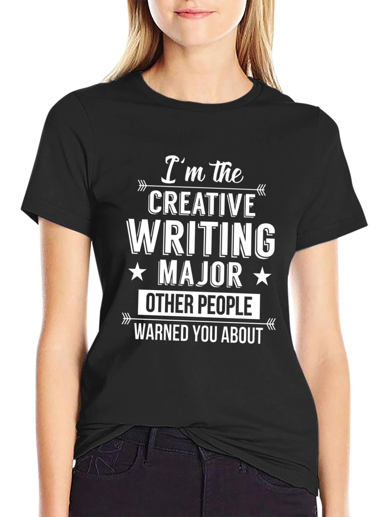 Creative Writing Major Tee - Funny Warning