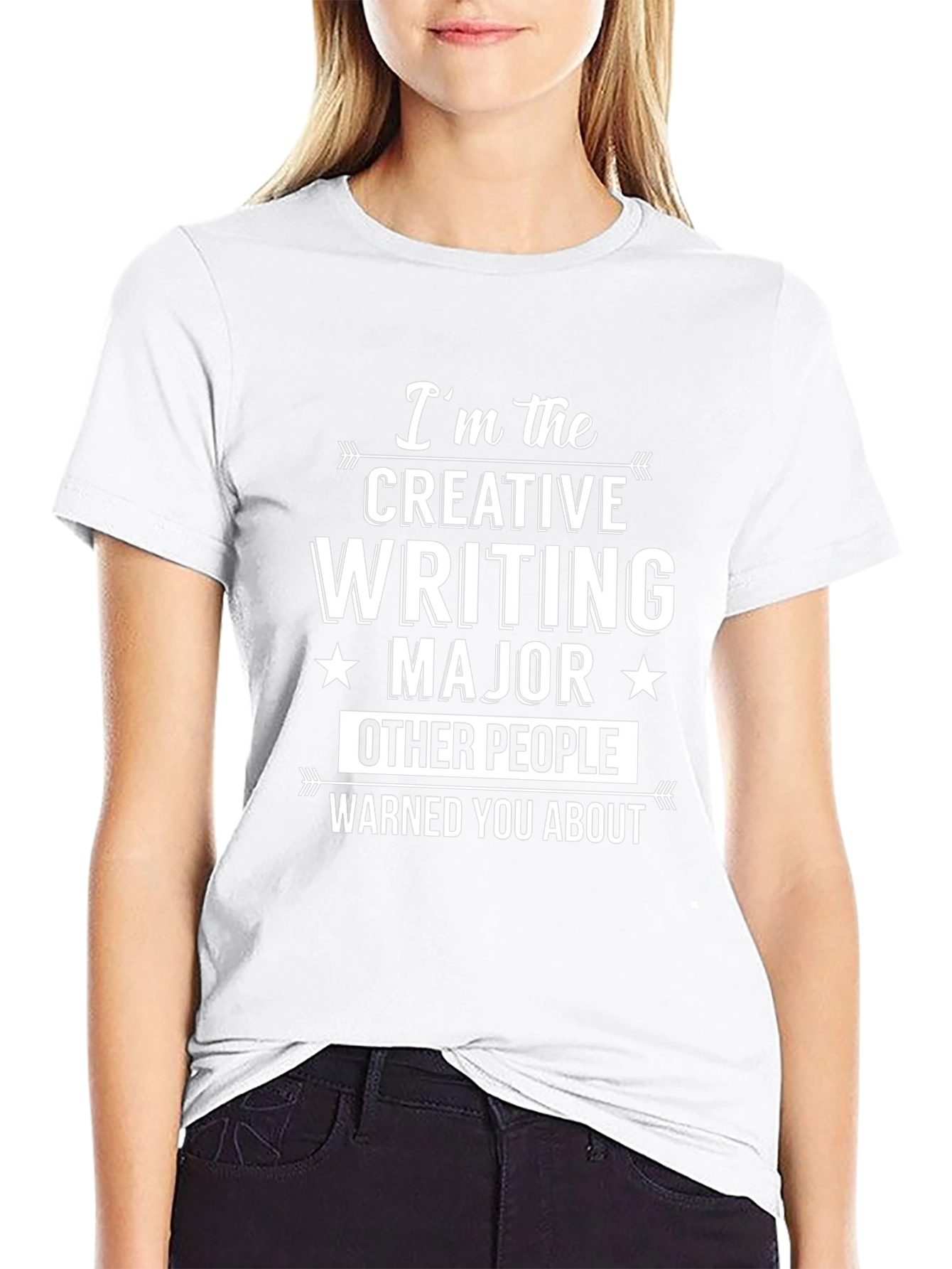 Creative Writing Major Tee - Funny Warning