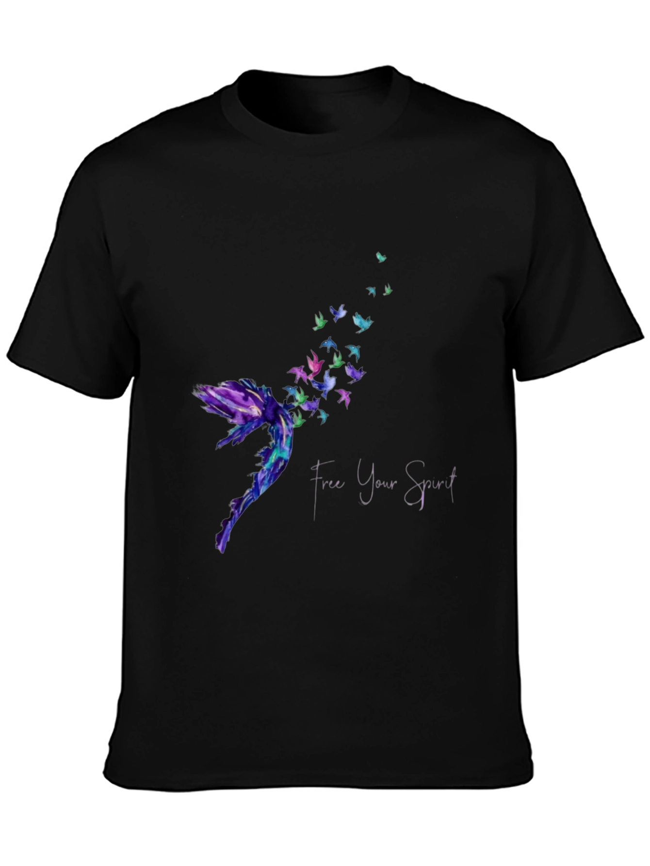 Free Your Spirit Graphic Tee - Unique Design