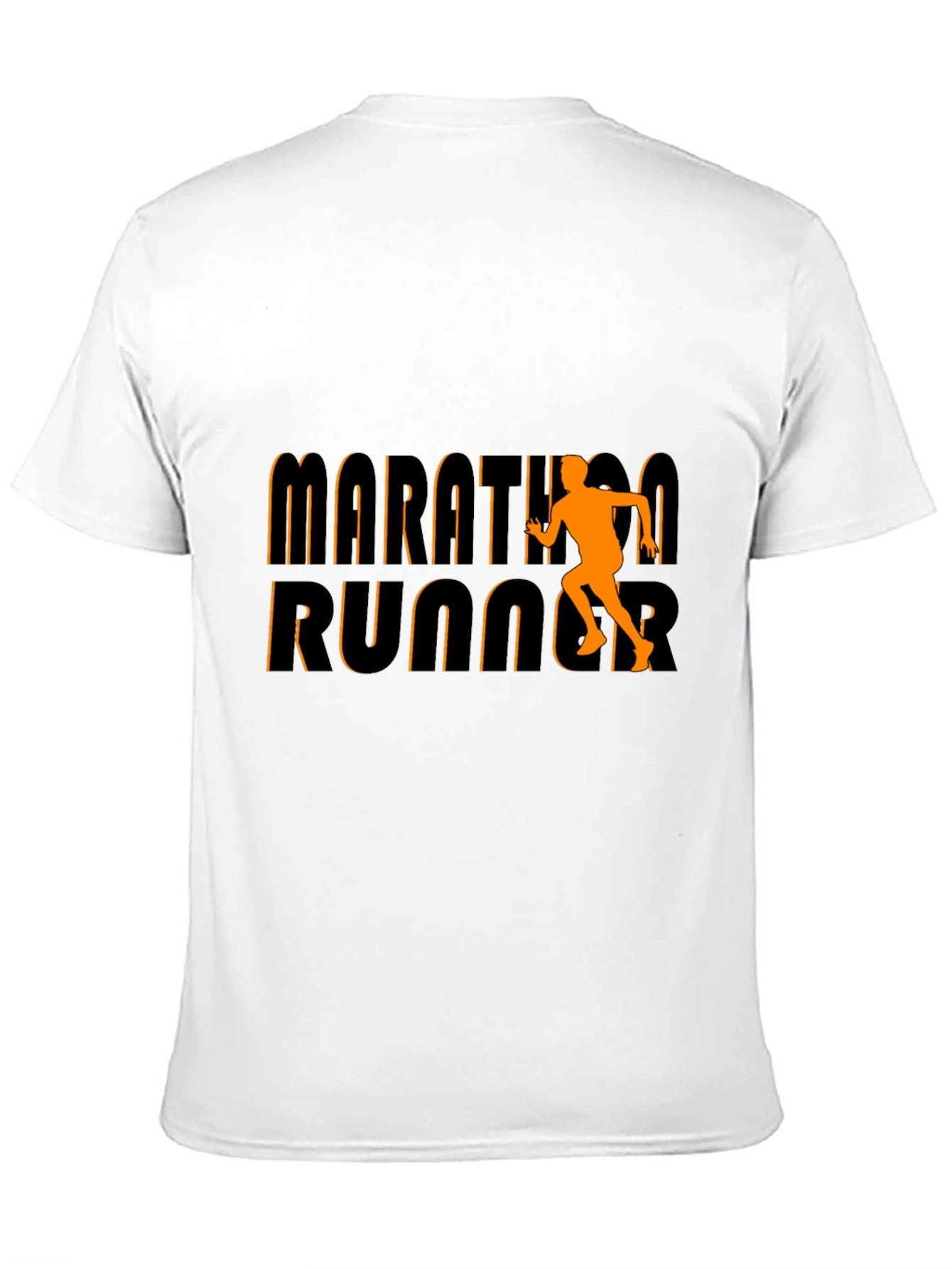 Marathon Runner Graphic Tee - Black