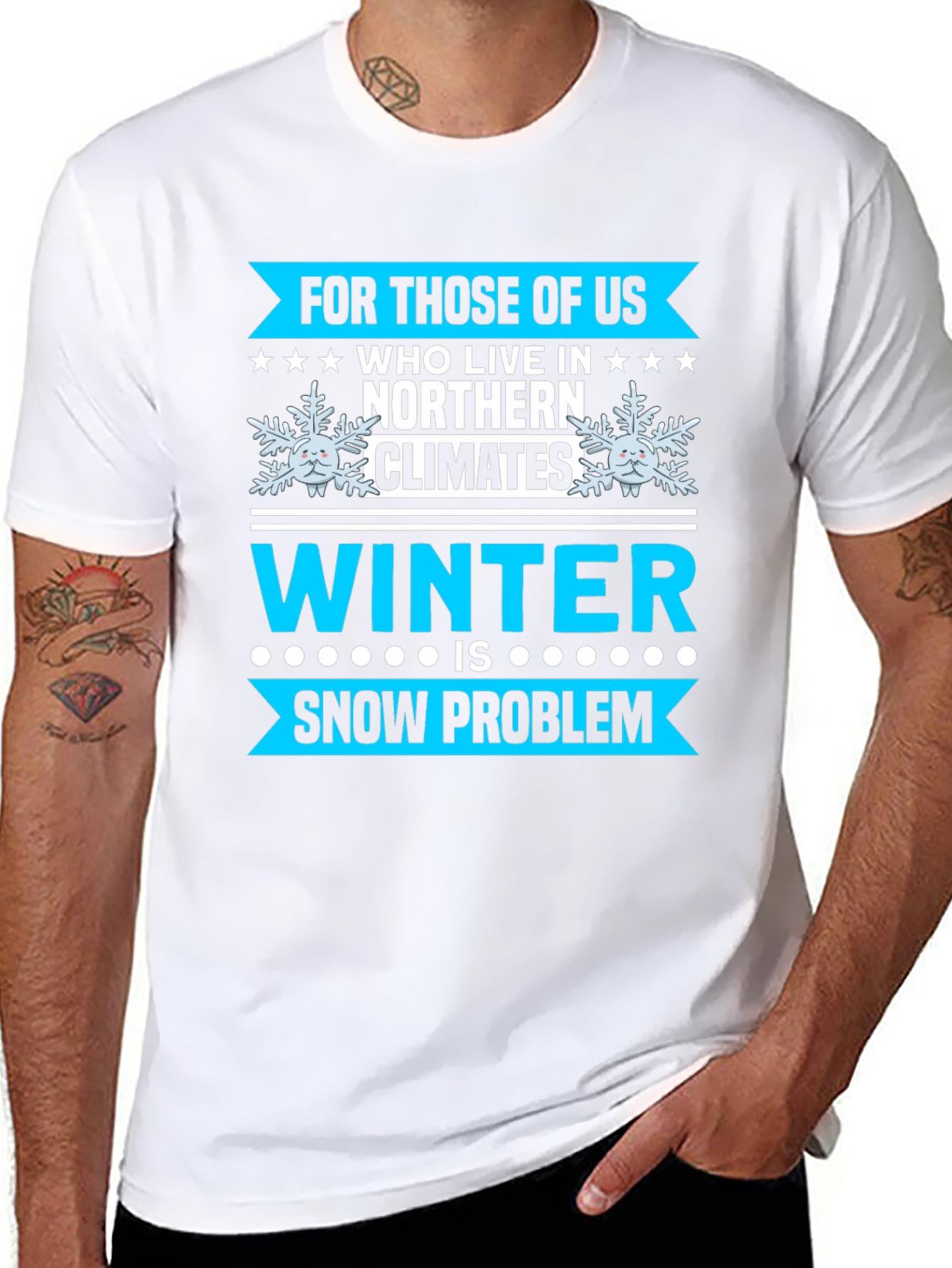 Winter Snow Problem T-Shirt