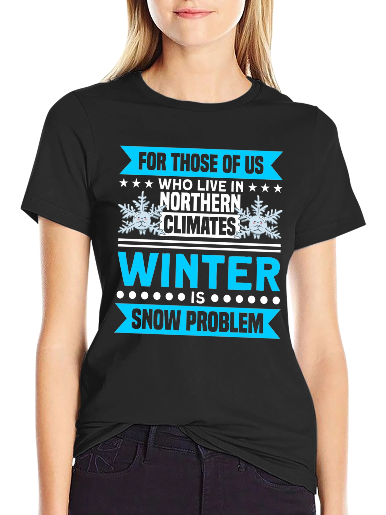 Winter Snow Problem T-Shirt