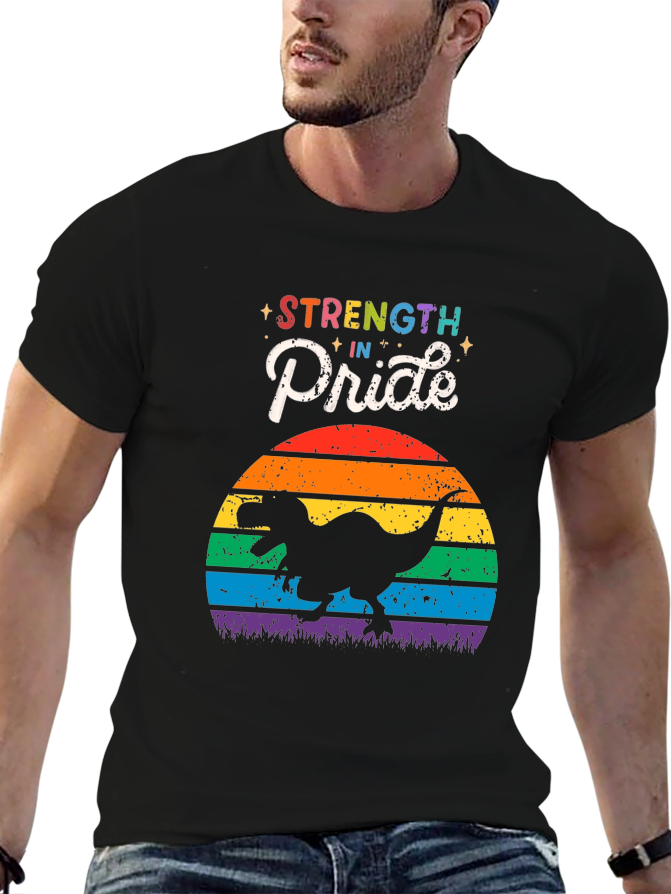 Strength in Pride Dinosaur T-Shirt