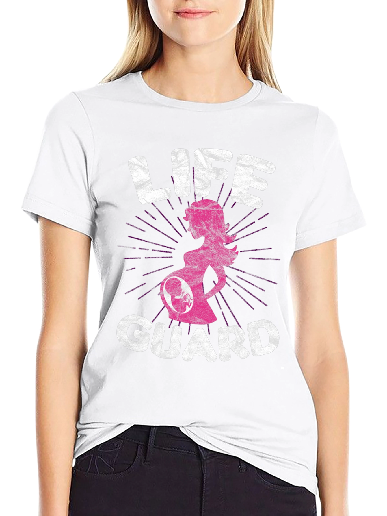 Life Guard Pregnancy T-Shirt - Expecting Mom Tee