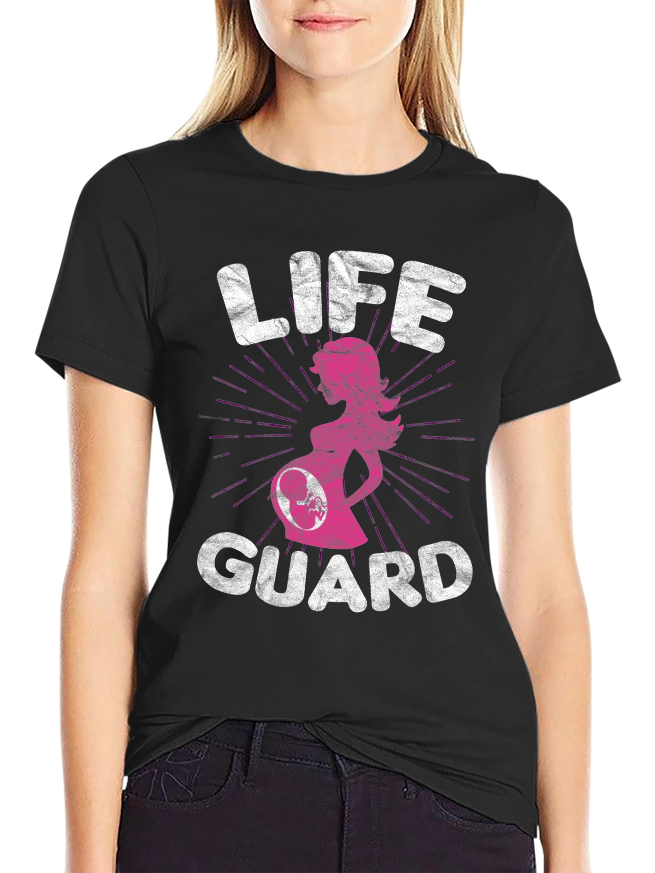 Life Guard Pregnancy T-Shirt - Expecting Mom Tee