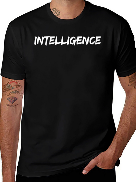 Intelligence Graphic Tee - Unisex Black T-Shirt
