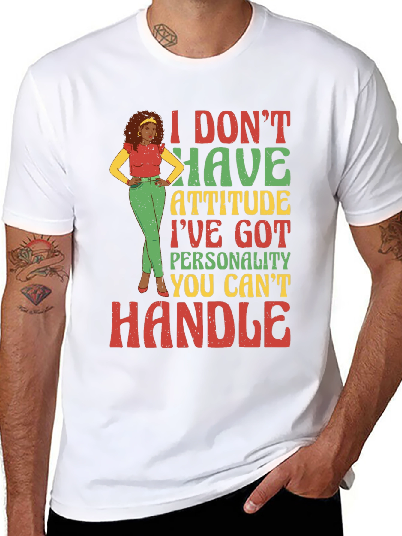 Attitude Personality Graphic Tee