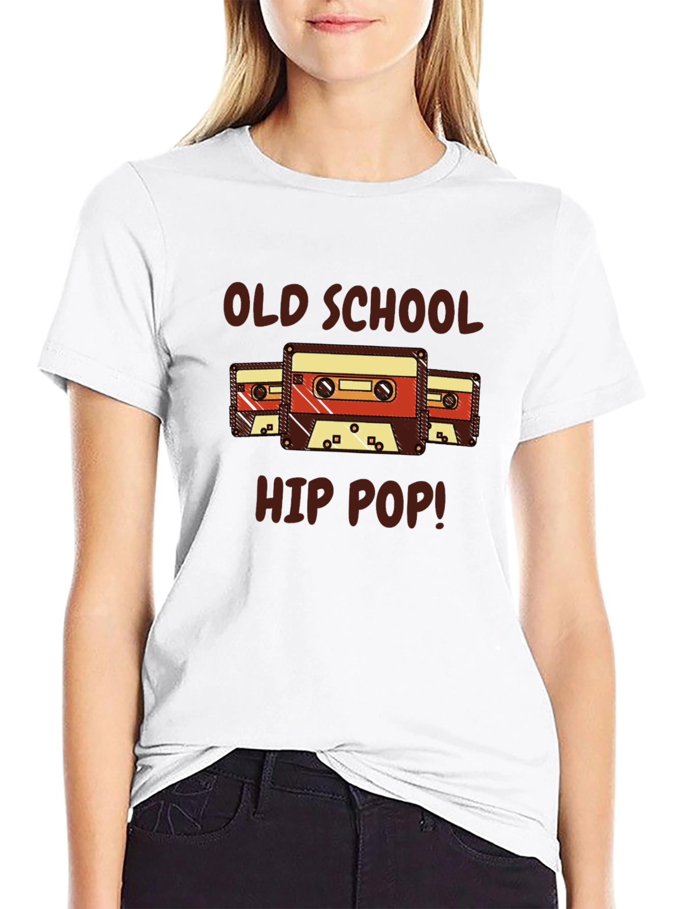 Old School Hip Pop Cassette Graphic Tee