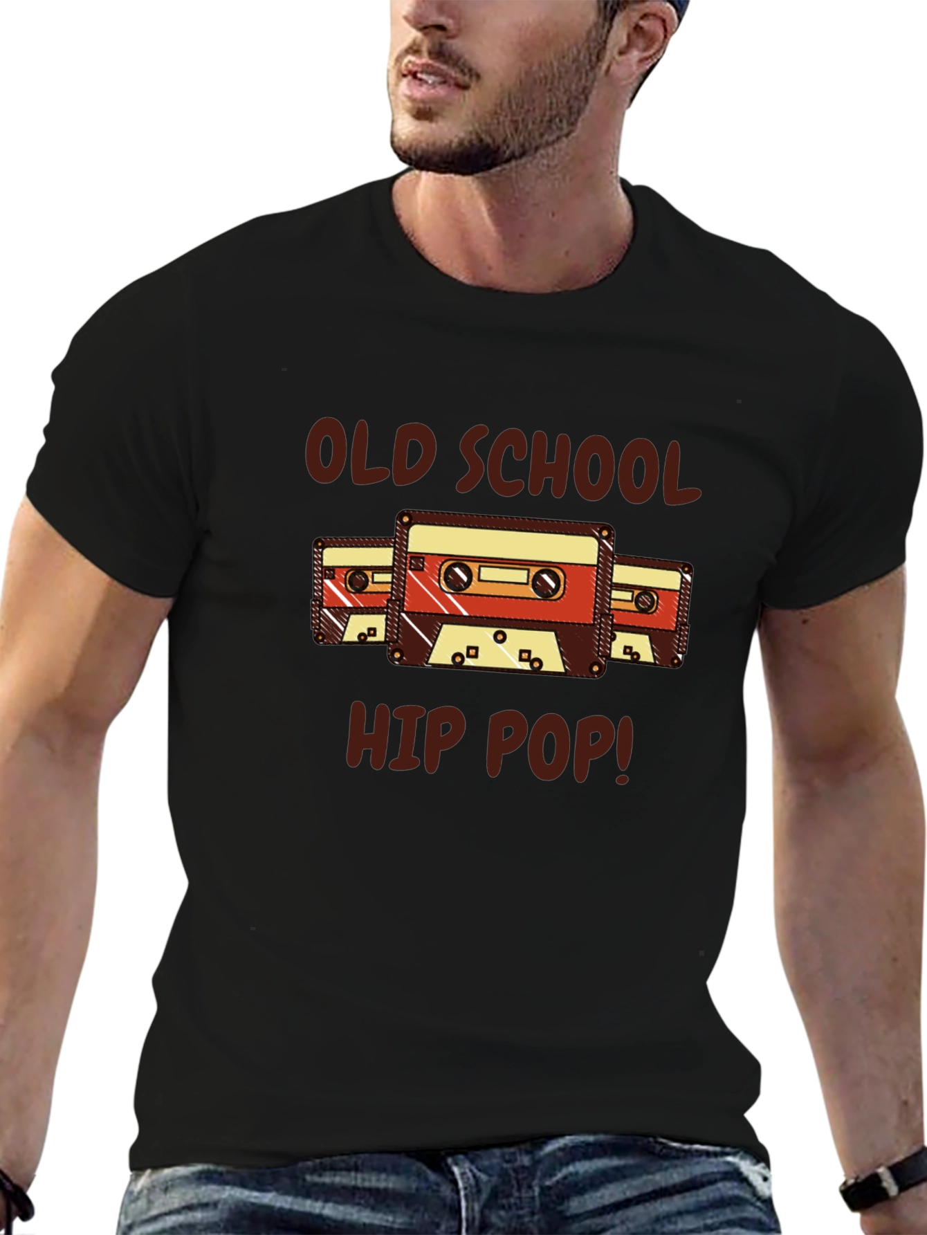Old School Hip Pop Cassette Graphic Tee