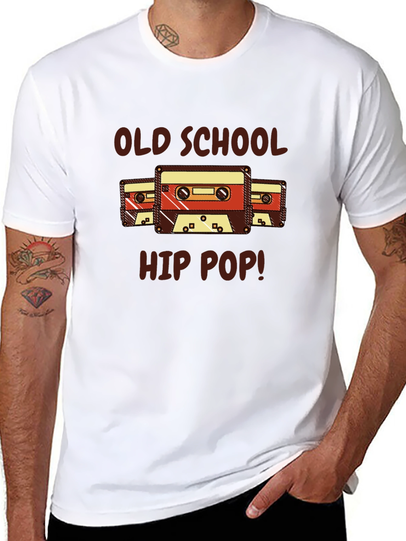 Old School Hip Pop Cassette Graphic Tee