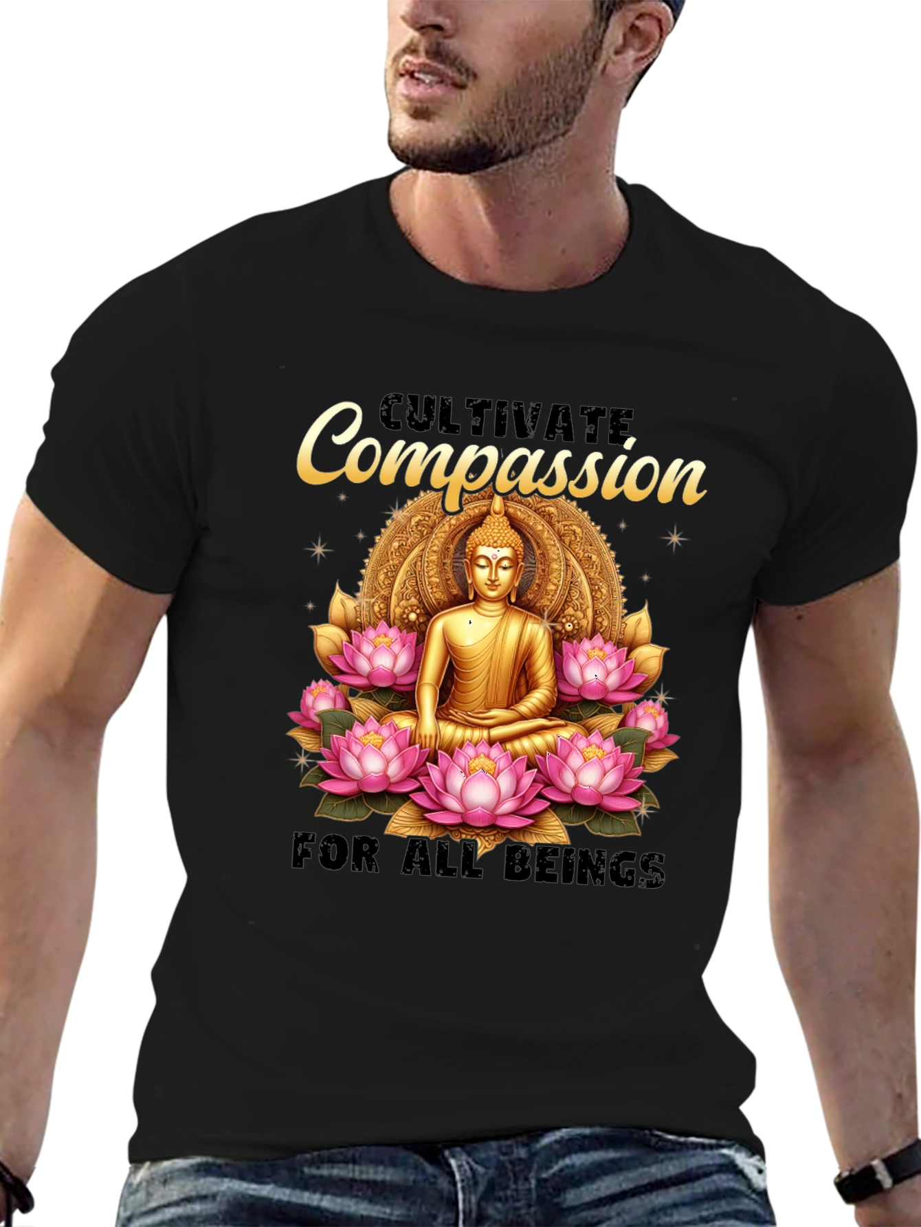 Cultivate Compassion Buddha Graphic Tee