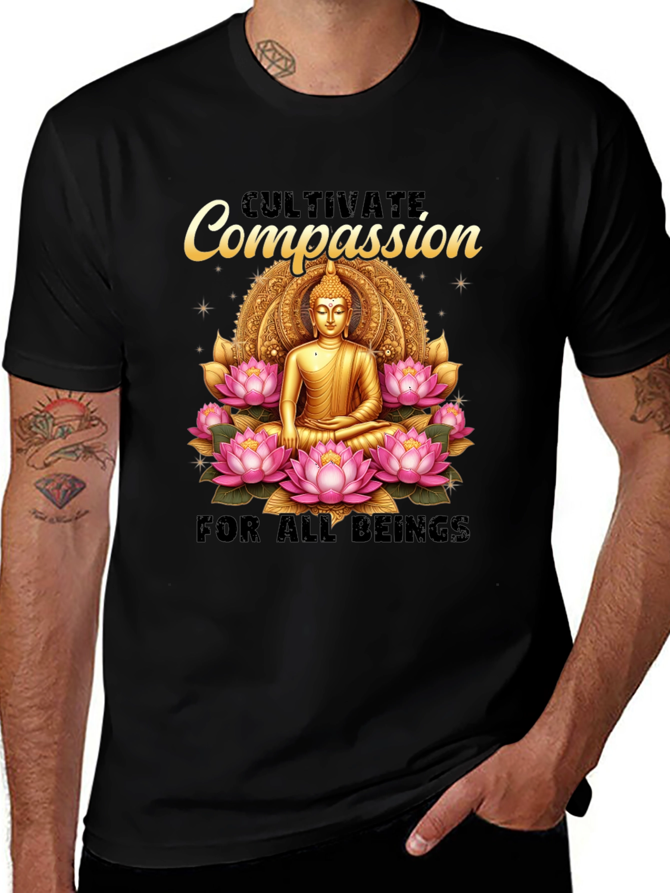 Cultivate Compassion Buddha Graphic Tee