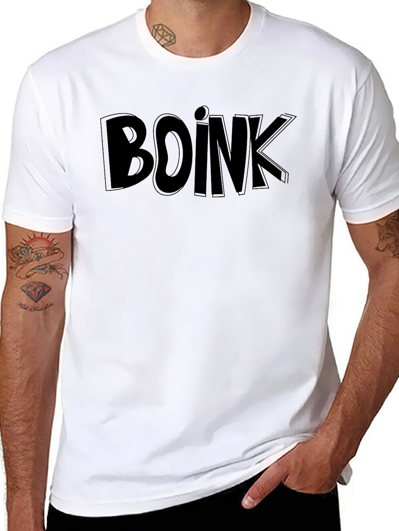 BOINK Funny Graphic Novelty T-Shirt