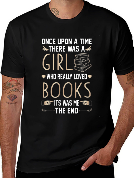 Once Upon a Time Girl Who Loved Books T-Shirt
