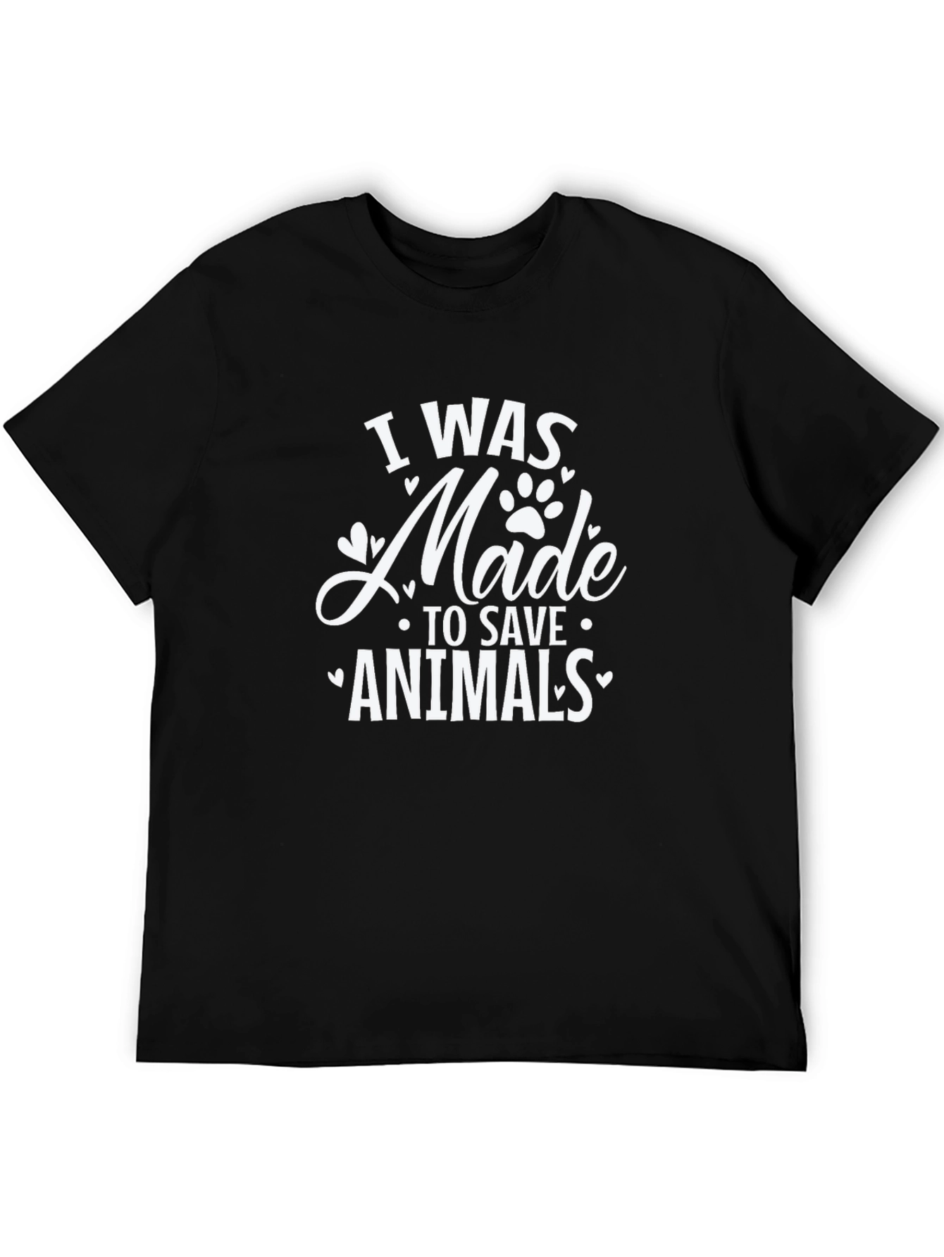 I Was Made to Save Animals Graphic Tee